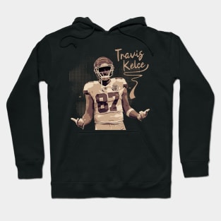 Travis Kelce | Vintage poster Hoodie